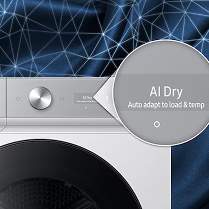Samsung Pengering AI Dryer Super Speed Front Loading 10 Kg - DV10BB9440GHSE